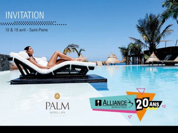 Événement exclusif au Palm Hôtel & SPA ***** situé à Saint-Pierre/Petite-Ile ! 🌴