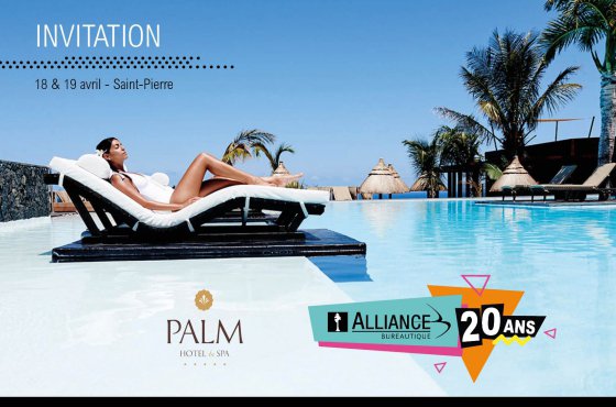 SAVE THE DATE | Venez assister à notre événement au Palm Hotel & Spa ***** à Saint-Pierre / Petite-Ile ! 🌴
